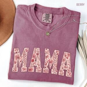 S Mama Shirt, Floral Mama Shirt, Mothers Day Gift, Girly Aesthetic